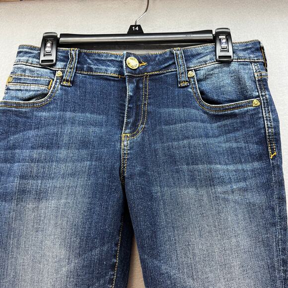 Kut from the Kloth Jeans Women's 6S Blue Toothpick Skinny Classic Minimalist - Picture 4 of 16